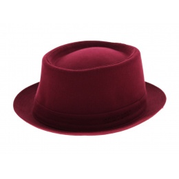 Chapeau Pork Pie Athens Rouge - Stetson