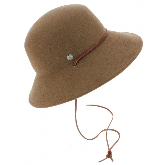 The Meadow Hat Tawny Wool Felt - Coal