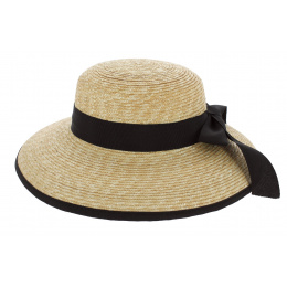 Hepburn Natural Straw Hair Cap Hat - Fléchet