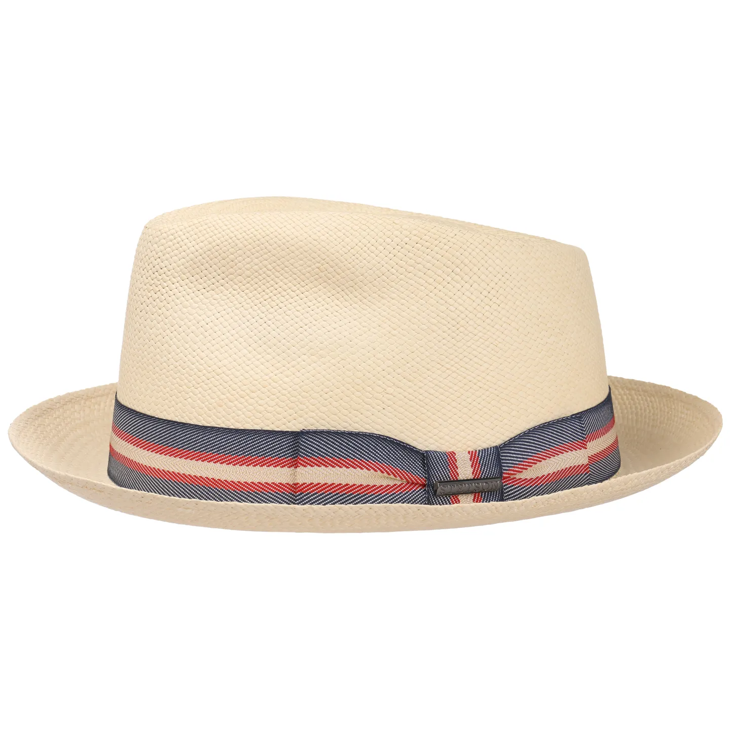 Chapeau PorkPie / Trilby Solvay Panama Naturel - Stetson Reference : 6681 | Chapellerie Traclet