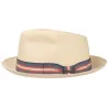 Chapeau PorkPie / Trilby Solvay Panama Naturel - Stetson Reference : 6681 | Chapellerie Traclet