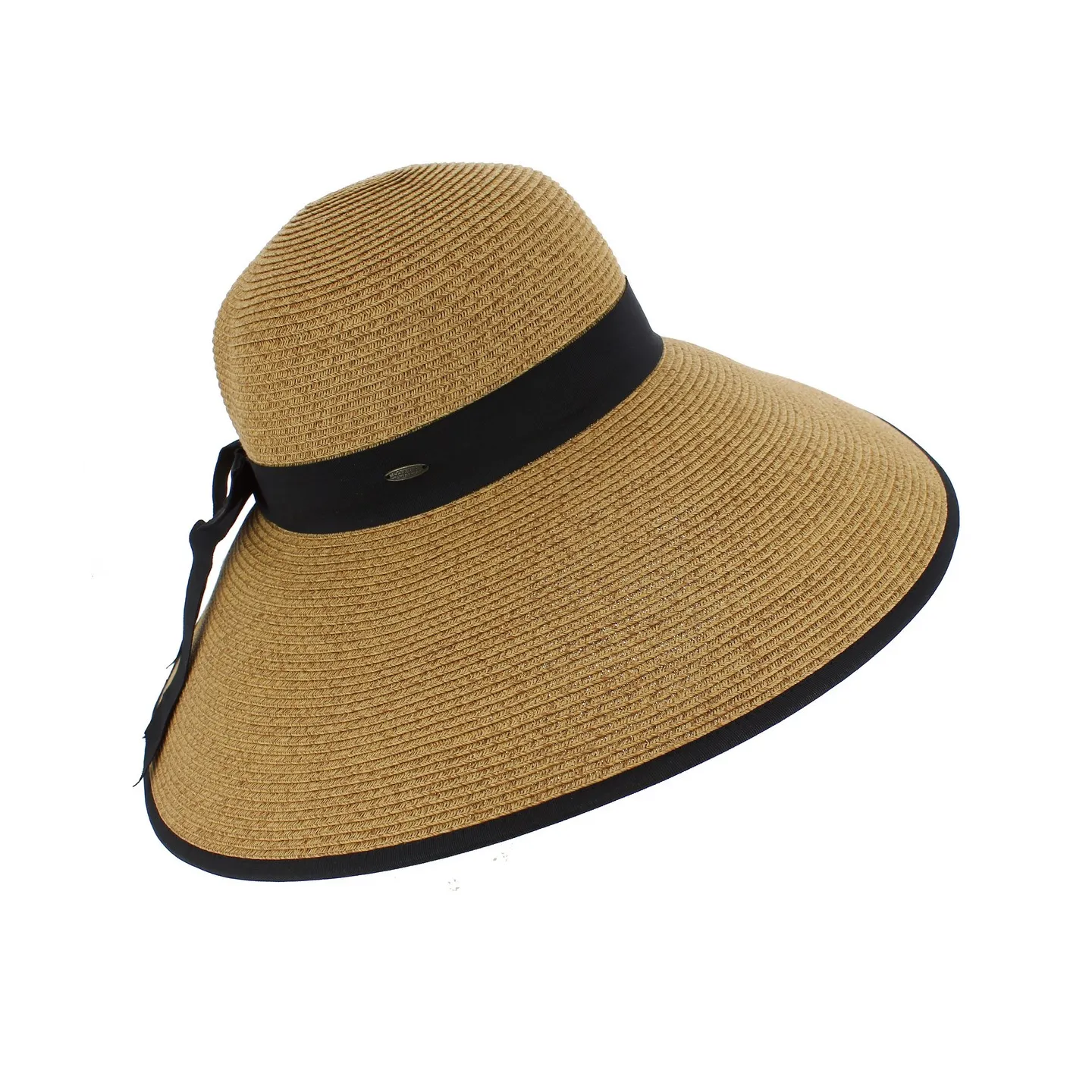 Chapeau Capeline Caicos Paille Papier Naturel - Traclet Reference : 7968 | Chapellerie Traclet