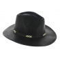 Western Hat With Chin Strap - Leather Pampa Safari