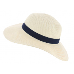 Natural Paper Straw Rhodes Wide Brim Hat - Traclet