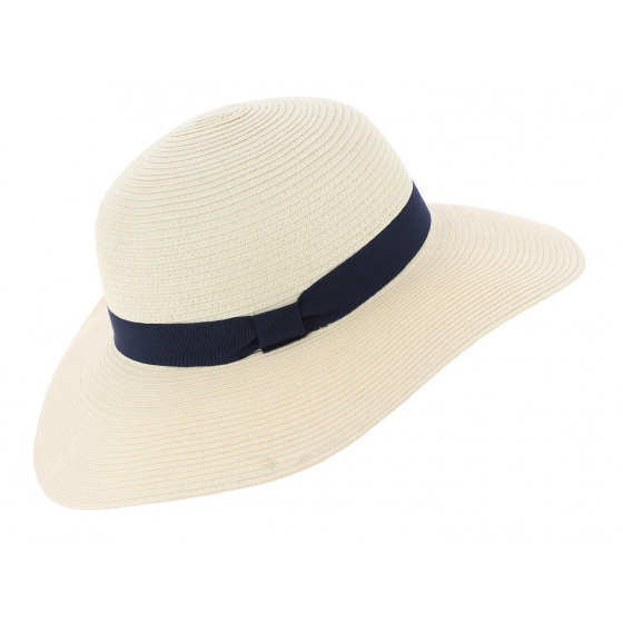 Natural Paper Straw Rhodes Wide Brim Hat - Traclet