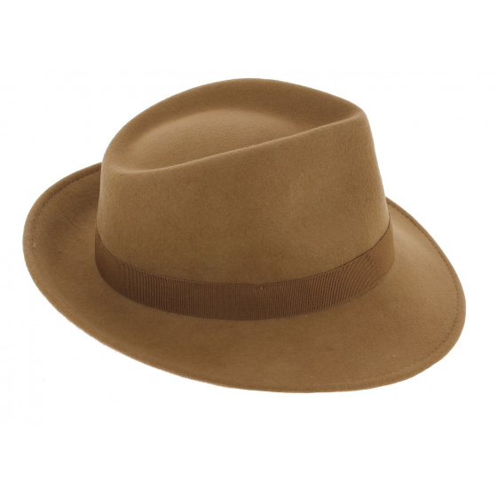 Llama Wool Felt Fedora Hat - Traclet