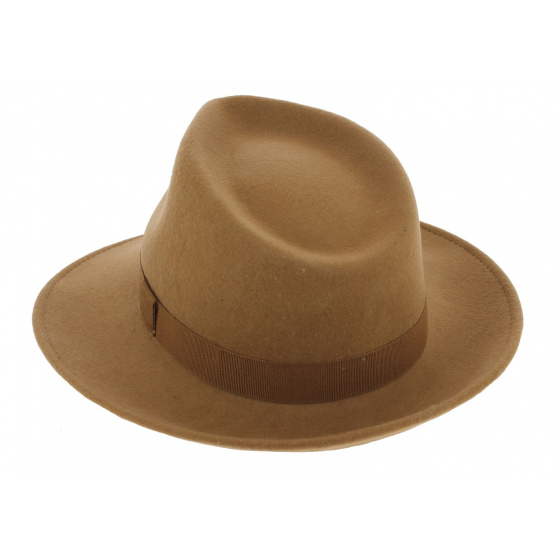 Chapeau Fedora Feutre Laine Lama - Traclet Chapeau Fedora Feutre Laine Lama - Traclet