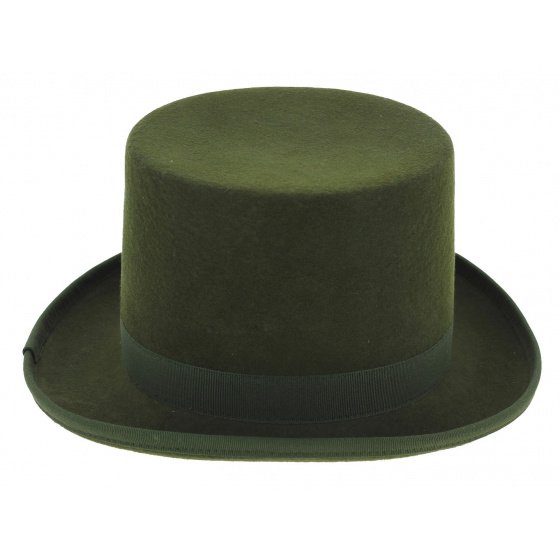 Chapeau Haut De Forme Laine - Vert Bouteille Chapeau Haut De Forme Laine - Vert Bouteille