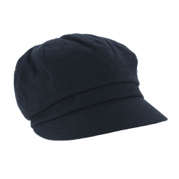 Casquette Gavroche Nelya Lin Marine - Mtm