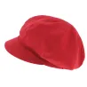 Newsboy Cap Nelya Linen Red - Mtm Reference: 7999 | Traclet Hat Shop