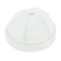 White Cotton Docker Cooper Beanie - Mtm