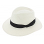 White Toyo Barahona Traveller Hat - Fléchet