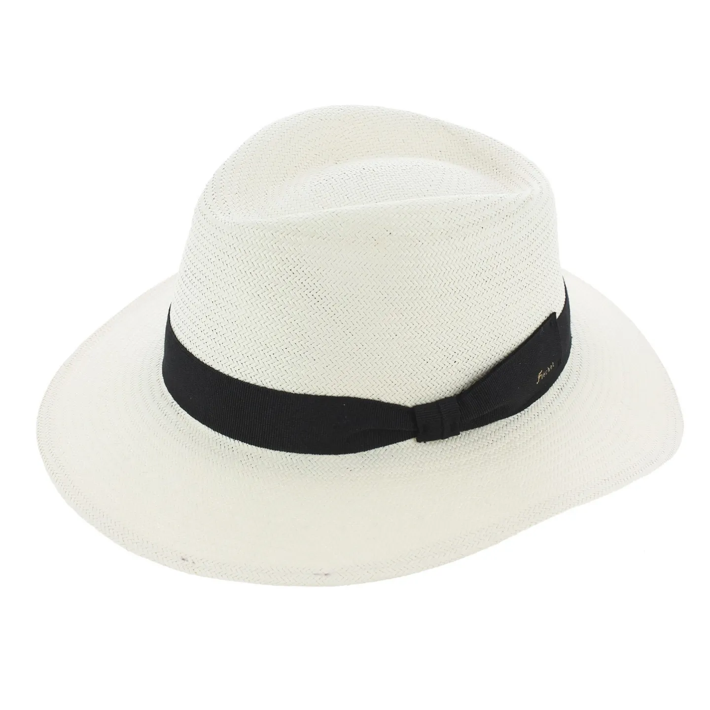 Chapeau Traveller Barahona Toyo Blanc Fléchet Reference : 8006 | Chapellerie Traclet