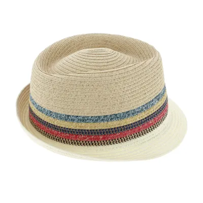 Natural Paper Straw Lagoon Trilby Hat - Traclet Reference: 8007 | Traclet Hat Shop