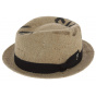 Las Perlas Player Hat Beige Jute Fabric - Fléchet