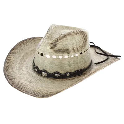 Chapeau Cowboy Buffalo Riding Paille Naturel - Traclet Reference : 7761 | Chapellerie Traclet