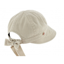 Angelina Anti-UV Cotton Cap Beige - Mayser