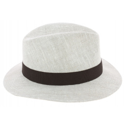 Murano Traveller Hat Washed Natural Linen - Fléchet