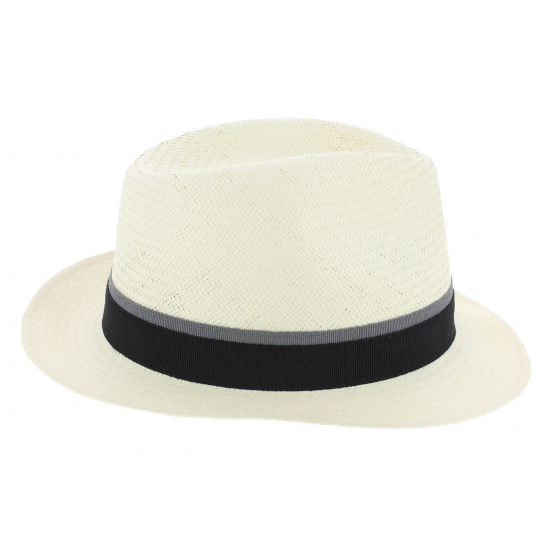 Natural Straw Navagio Fedora Hat - Fléchet
