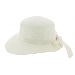 Cap Woman Carmen Panama Hat White - Traclet