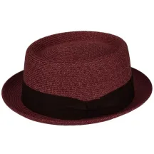 Red Waits PorkPie Hat - Bailey Reference: 8059 | Traclet Hat Shop