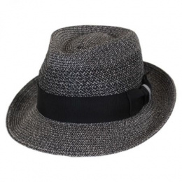 Bailey Black Straw Wilshire Trilby Hat