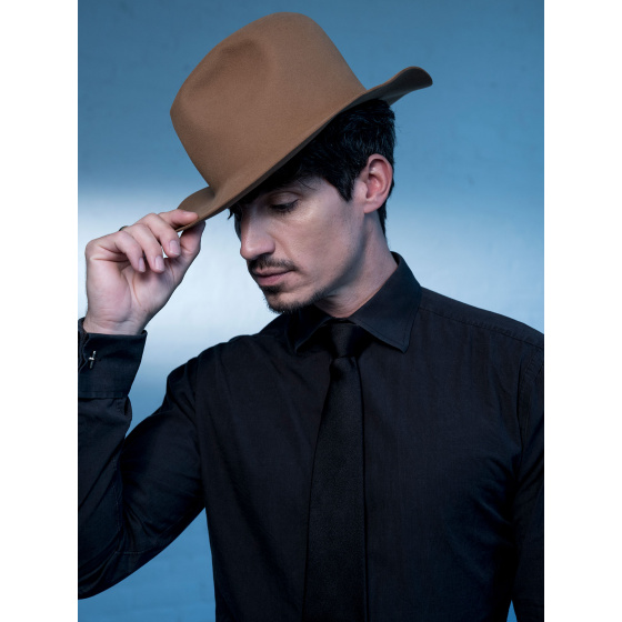 Chapeau Formable Golden Fleece Feutre Laine Noir - Traclet