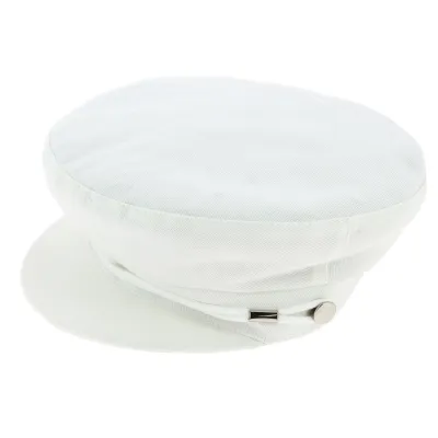 Summer Sailor Cap Camaret White Cotton - Mtm Reference: 8086 | Traclet Hat Shop