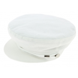 Camaret Summer Sailor Cap White Cotton - Mtm