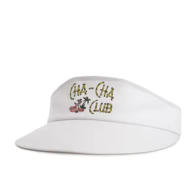 Cha-Cha Visor White Cap - Brixton Reference: 8091 | Traclet Hat Shop