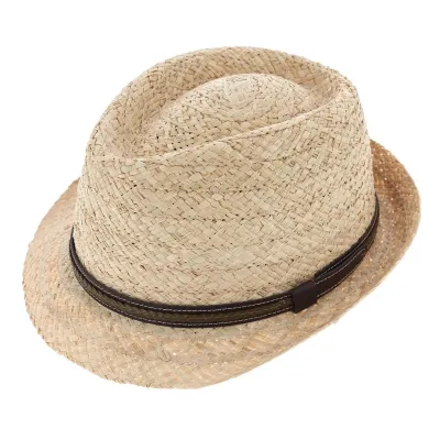 Chapeau Trilby Caprino Paille Raphia - Cambes Reference : 8126 | Chapellerie Traclet