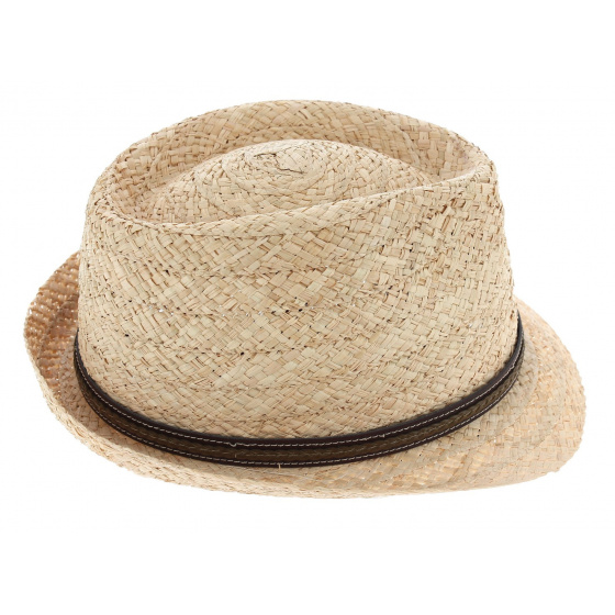 Chapeau Trilby Caprino Paille Raphia - Crambes Chapeau Trilby Caprino Paille Raphia - Crambes