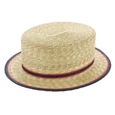 Chapeau Canotier Grezzo Paille Naturelle- Tesi Reference : 8138 | Chapellerie Traclet