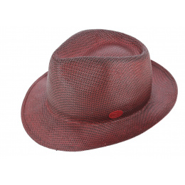 Fedora Lisca Red Paper Hat - Tesi