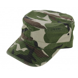 Cotton Camouflage Army Cap - Atlantis
