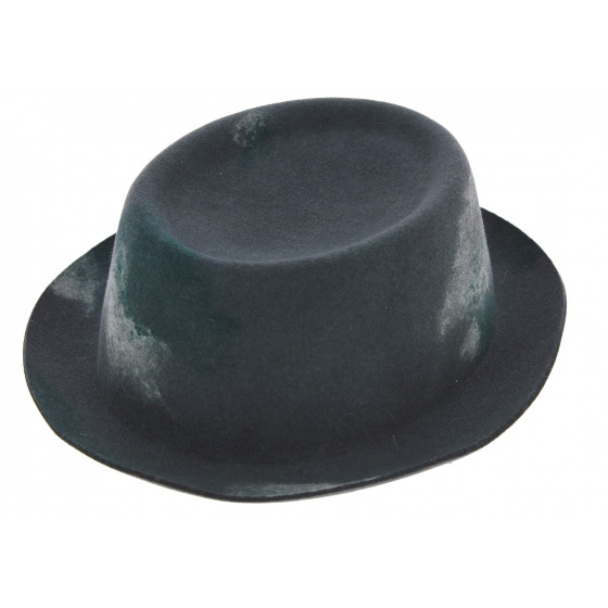 Grey Wool Crayon Mowbray Pork Pie Hat - Kangol