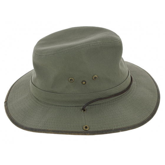 Chapeau Traveller Pensville Vert Coton - Stetson