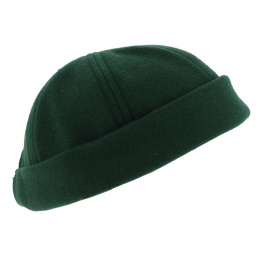 Green Wool Docker Beanie - Traclet