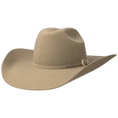 Beige Cowboy Cattleman Hat with Black Revolver - Stetson Reference: 8169 | Traclet Hat Shop