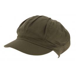Liberty newsboy cap olive Cotton - Traclet