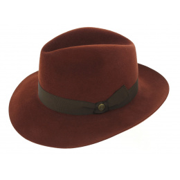 1855 Copper Felt Fedora Hat - Guerra
