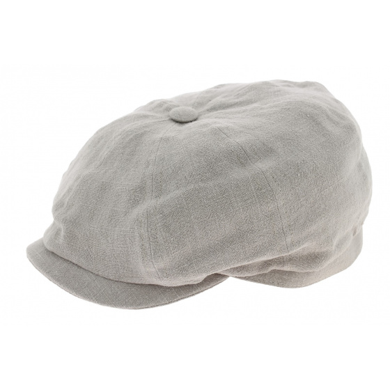 Desgrange 8-Panel Linen Cap Grey - Crambes
