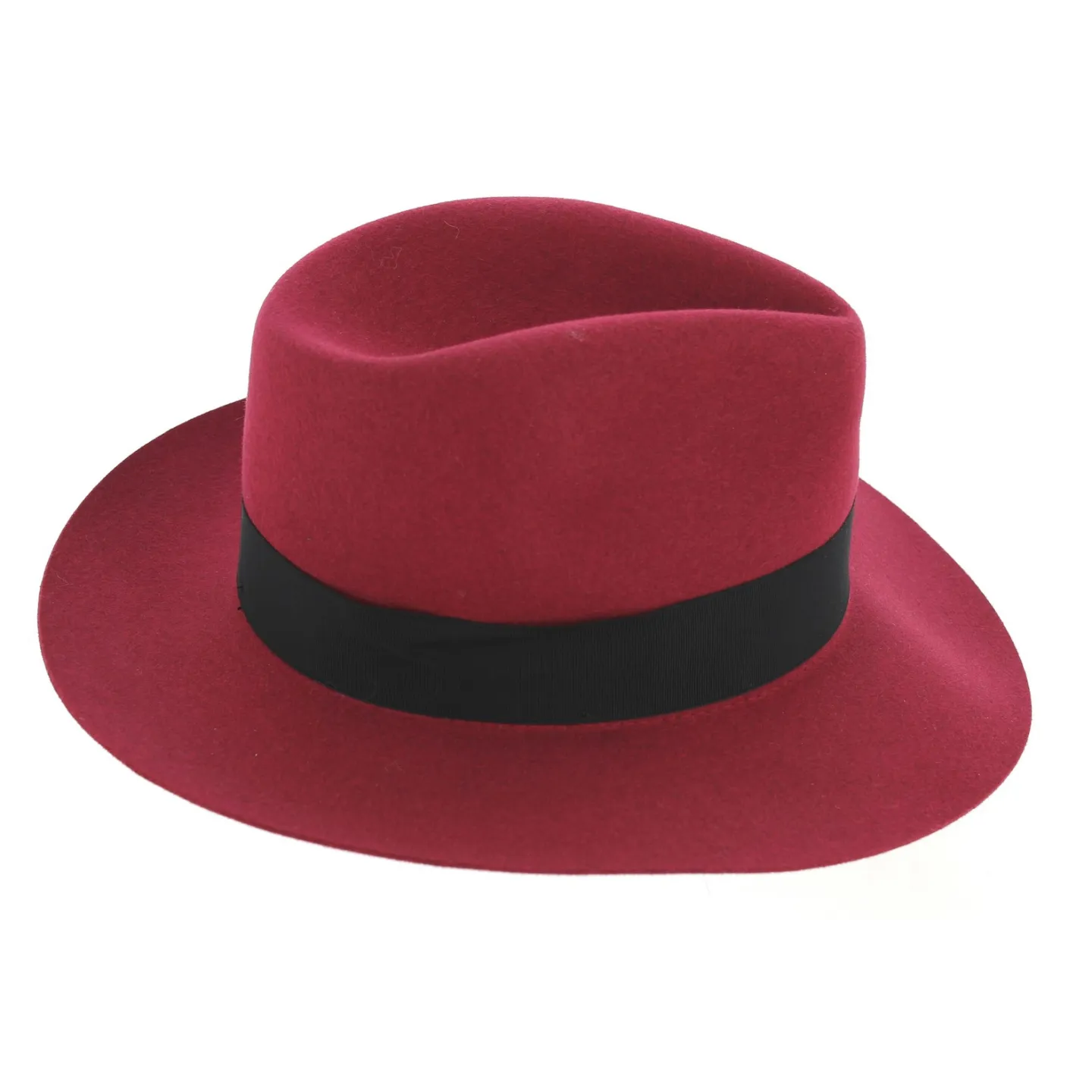 Chapeau Fedora Rose Feutre - Guerra 1855 Reference : 8175 | Chapellerie Traclet