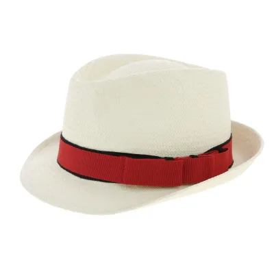 Custom Hat - Customizable Panama Trilby Devote Hat - Traclet Reference: 8177 | Traclet Hat Shop