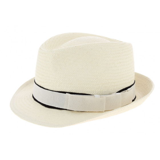Chapeau Trilby Devote Panama Personnalisable - Traclet