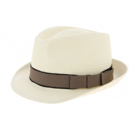 Chapeau Trilby MonteCarlo Panama Personnalisable - Traclet