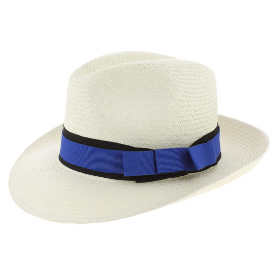 Customizable White Panama Fedora Hat - Traclet