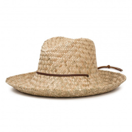 Perth Honey Straw Fedora Hat - Brixton