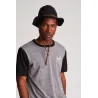 Chapeau Fedora Penn Coton Noir - Brixton Reference : 8188 | Chapellerie Traclet