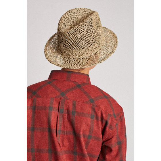 Chapeau Fedora Dunns Paille Naturel - Brixton